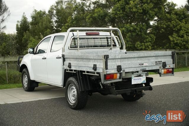 2019 ISUZU D-MAX SX DUAL CAB MY19 CAB CHASSIS