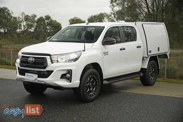 2020 TOYOTA HILUX SR DUAL CAB GUN126R CAB CHASSIS