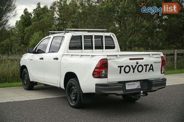 2017 TOYOTA HILUX WORKMATE DUAL CAB TGN121R UTILITY