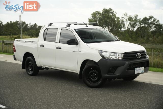 2017 TOYOTA HILUX WORKMATE DUAL CAB TGN121R UTILITY