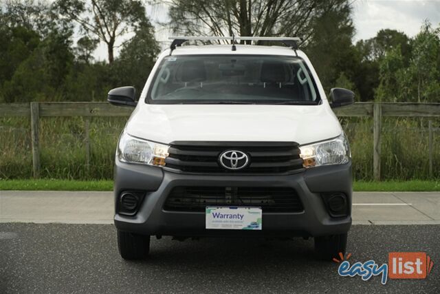 2017 TOYOTA HILUX WORKMATE DUAL CAB TGN121R UTILITY