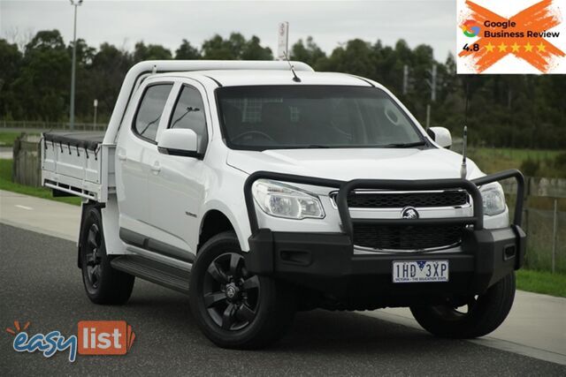 2016 HOLDEN COLORADO LS DUAL CAB RG MY16 CAB CHASSIS