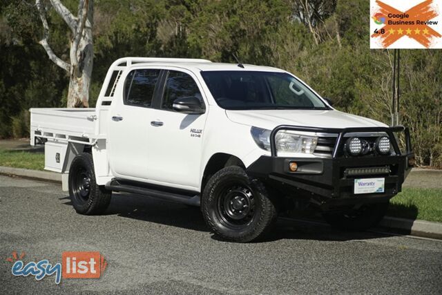 2015 TOYOTA HILUX SR DUAL CAB GUN126R CAB CHASSIS