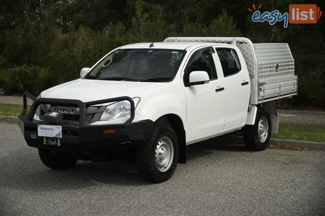 2016 ISUZU D-MAX SX DUAL CAB MY15.5 CAB CHASSIS