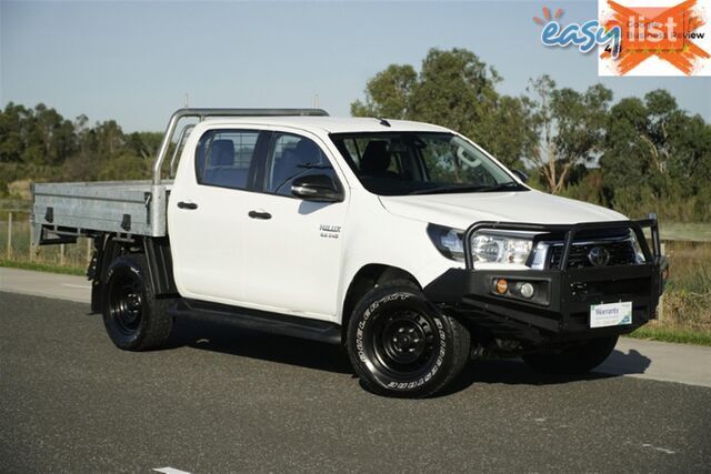 2019 TOYOTA HILUX SR DUAL CAB GUN126R CAB CHASSIS