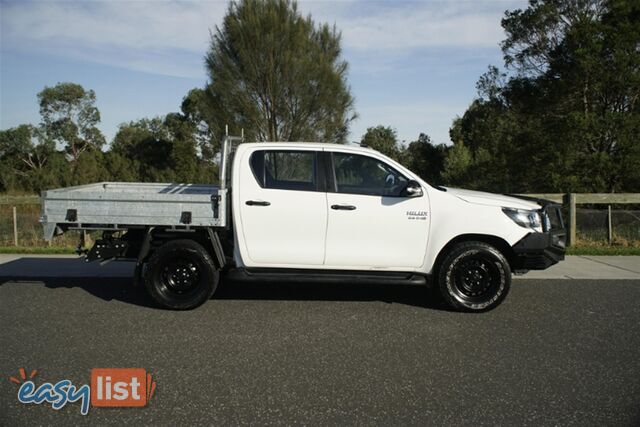 2019 TOYOTA HILUX SR DUAL CAB GUN126R CAB CHASSIS