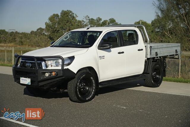 2019 TOYOTA HILUX SR DUAL CAB GUN126R CAB CHASSIS
