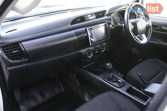 2019 TOYOTA HILUX SR DUAL CAB GUN126R CAB CHASSIS