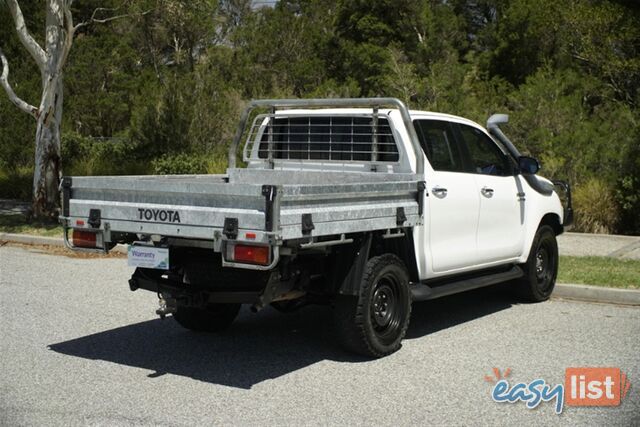 2017 TOYOTA HILUX SR DUAL CAB GUN126R CAB CHASSIS