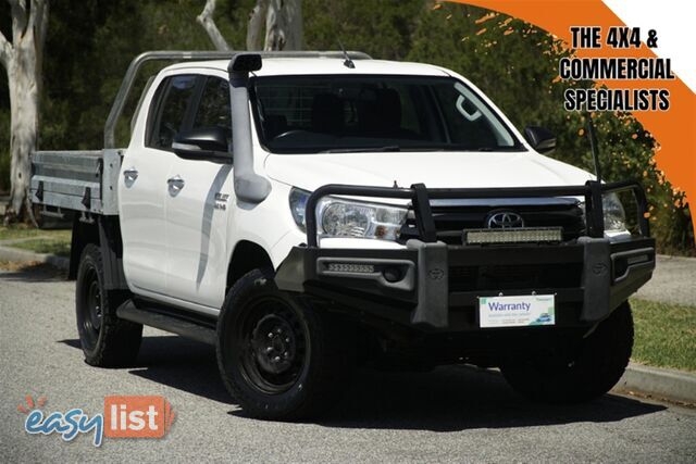 2017 TOYOTA HILUX SR DUAL CAB GUN126R CAB CHASSIS