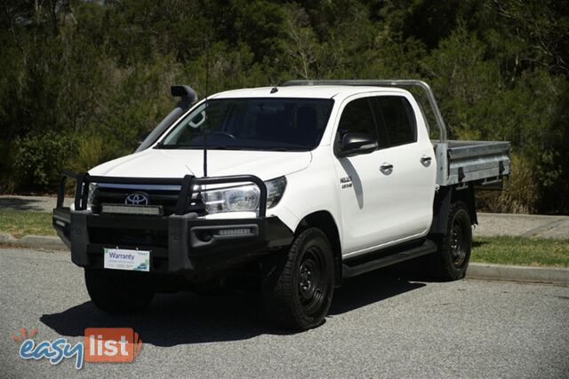 2017 TOYOTA HILUX SR DUAL CAB GUN126R CAB CHASSIS