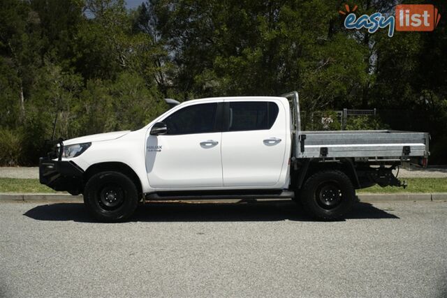 2017 TOYOTA HILUX SR DUAL CAB GUN126R CAB CHASSIS