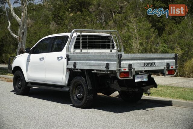 2017 TOYOTA HILUX SR DUAL CAB GUN126R CAB CHASSIS