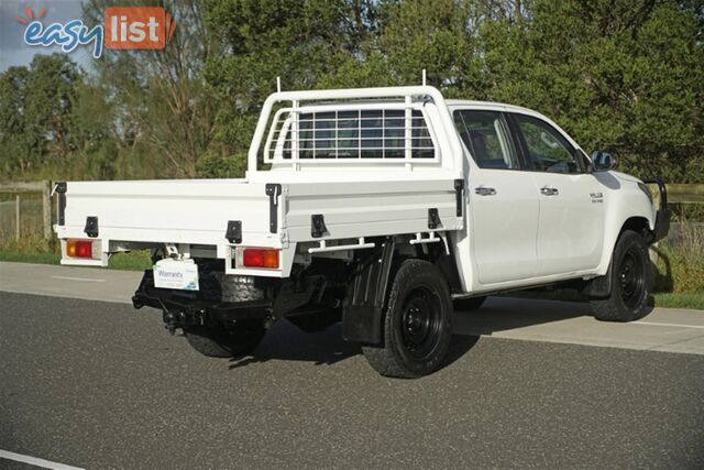 2017 TOYOTA HILUX SR DUAL CAB GUN126R CAB CHASSIS