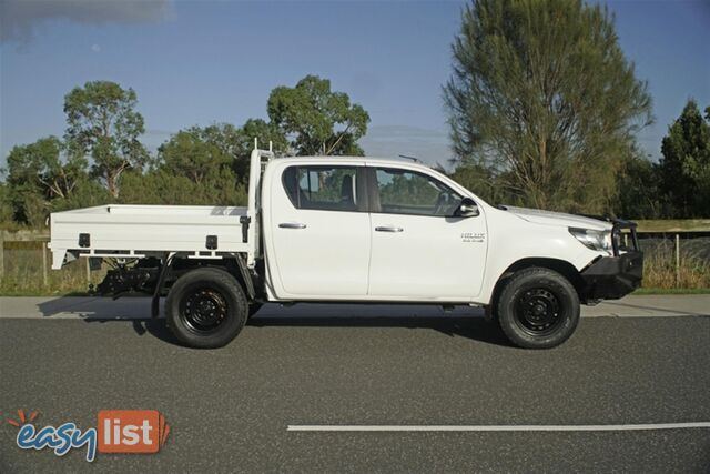 2017 TOYOTA HILUX SR DUAL CAB GUN126R CAB CHASSIS