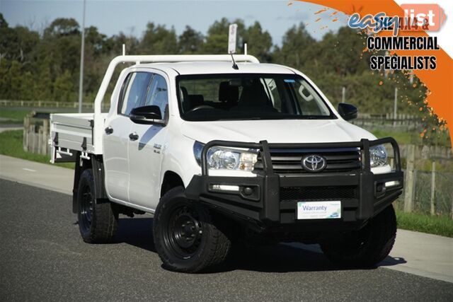 2017 TOYOTA HILUX SR DUAL CAB GUN126R CAB CHASSIS