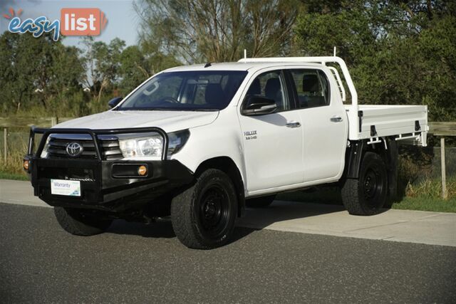 2017 TOYOTA HILUX SR DUAL CAB GUN126R CAB CHASSIS