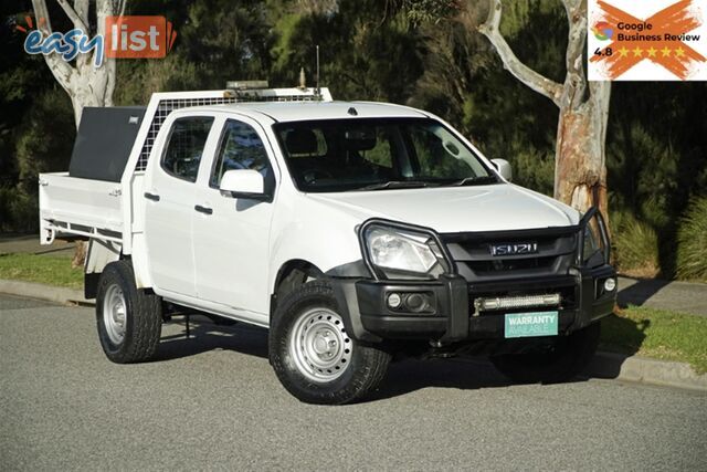 2018 ISUZU D-MAX SX DUAL CAB MY17 CAB CHASSIS