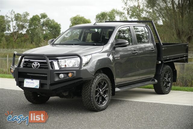 2019 TOYOTA HILUX SR DUAL CAB GUN126R CAB CHASSIS