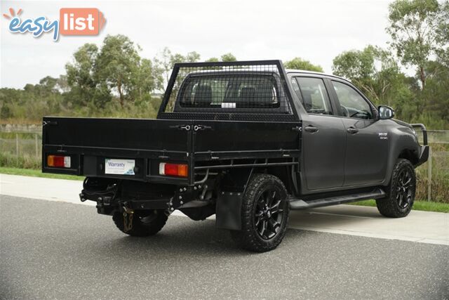 2019 TOYOTA HILUX SR DUAL CAB GUN126R CAB CHASSIS