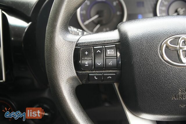 2019 TOYOTA HILUX SR DUAL CAB GUN126R CAB CHASSIS