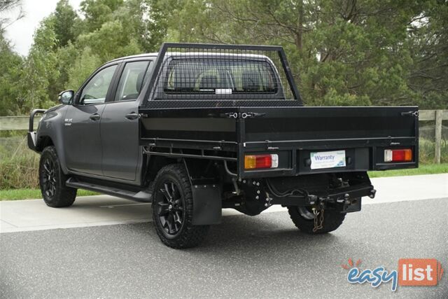 2019 TOYOTA HILUX SR DUAL CAB GUN126R CAB CHASSIS