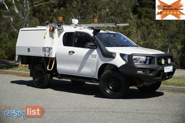 2018 TOYOTA HILUX SR EXTENDED CAB GUN126R CAB CHASSIS