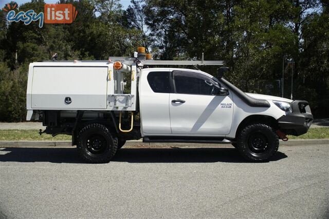 2018 TOYOTA HILUX SR EXTENDED CAB GUN126R CAB CHASSIS