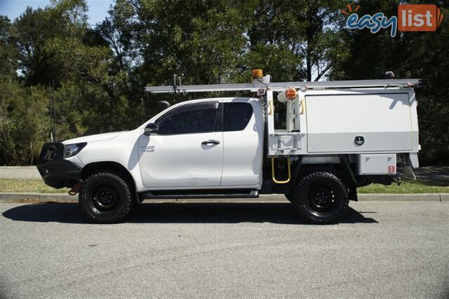 2018 TOYOTA HILUX SR EXTENDED CAB GUN126R CAB CHASSIS