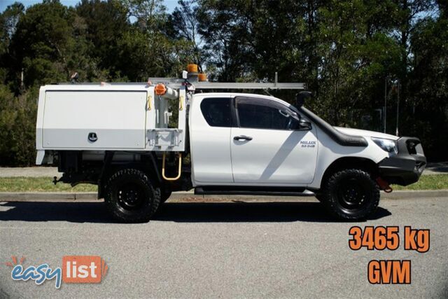 2018 TOYOTA HILUX SR EXTENDED CAB GUN126R CAB CHASSIS