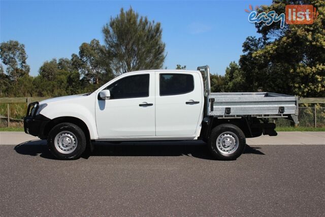 2016 ISUZU D-MAX SX DUAL CAB MY15.5 CAB CHASSIS