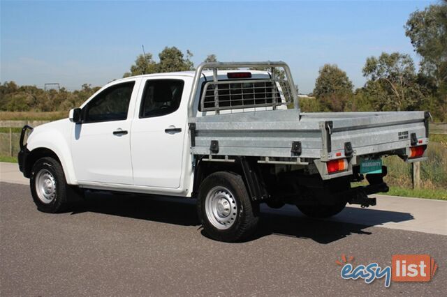 2016 ISUZU D-MAX SX DUAL CAB MY15.5 CAB CHASSIS