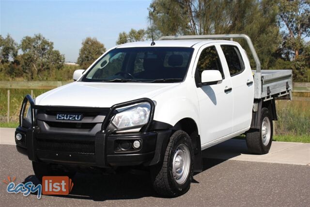 2016 ISUZU D-MAX SX DUAL CAB MY15.5 CAB CHASSIS