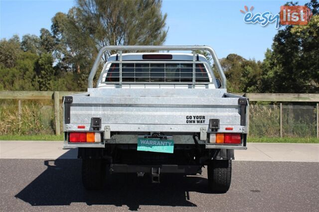 2016 ISUZU D-MAX SX DUAL CAB MY15.5 CAB CHASSIS