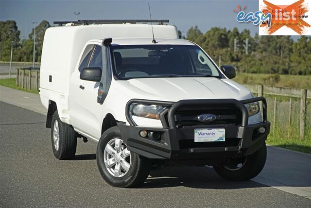 2016 FORD RANGER XL EXTENDED CAB PX MKII CAB CHASSIS