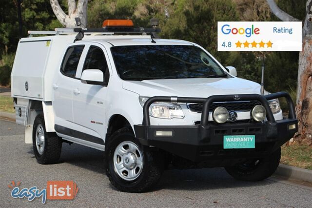 2015 HOLDEN COLORADO LS DUAL CAB RG MY15 CAB CHASSIS