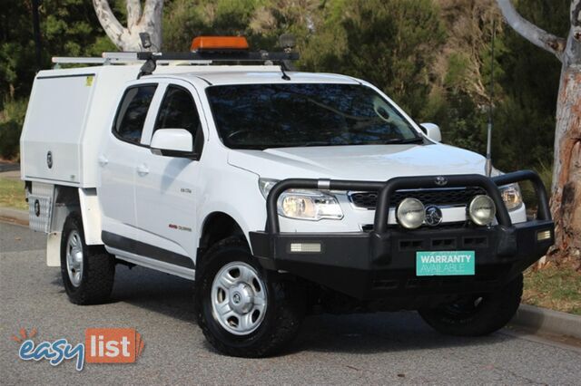 2015 HOLDEN COLORADO LS DUAL CAB RG MY15 CAB CHASSIS