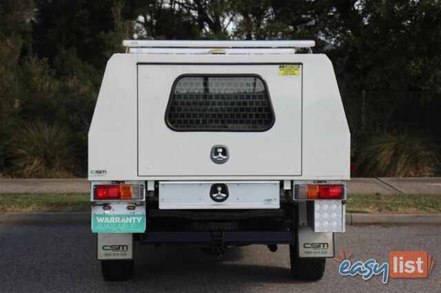 2015 HOLDEN COLORADO LS DUAL CAB RG MY15 CAB CHASSIS