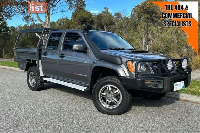 2010 HOLDEN COLORADO LX DUAL CAB RC MY10.5 CAB CHASSIS