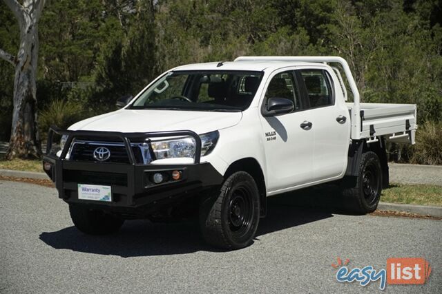 2019 TOYOTA HILUX SR DUAL CAB GUN126R CAB CHASSIS