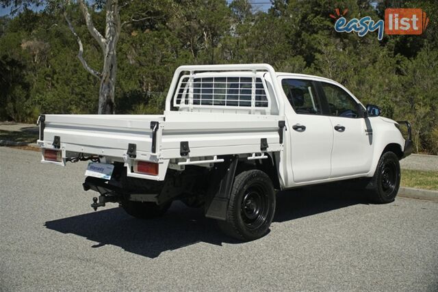 2019 TOYOTA HILUX SR DUAL CAB GUN126R CAB CHASSIS