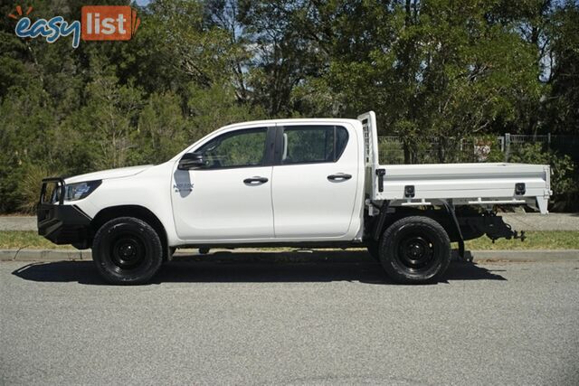 2019 TOYOTA HILUX SR DUAL CAB GUN126R CAB CHASSIS