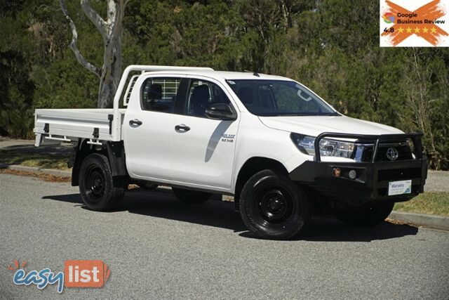 2019 TOYOTA HILUX SR DUAL CAB GUN126R CAB CHASSIS