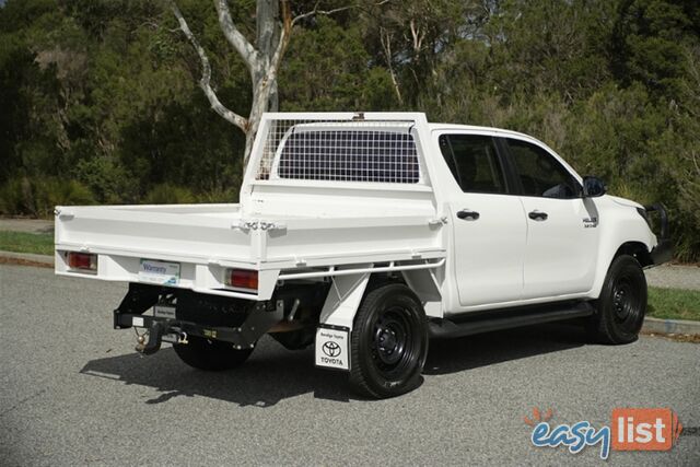 2019 TOYOTA HILUX SR DUAL CAB GUN126R CAB CHASSIS