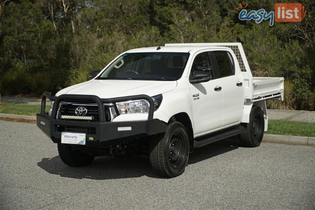 2019 TOYOTA HILUX SR DUAL CAB GUN126R CAB CHASSIS
