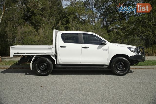 2019 TOYOTA HILUX SR DUAL CAB GUN126R CAB CHASSIS