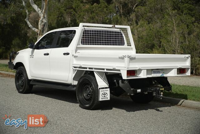 2019 TOYOTA HILUX SR DUAL CAB GUN126R CAB CHASSIS
