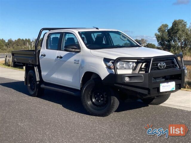 2021 TOYOTA HILUX SR DUAL CAB GUN126R CAB CHASSIS