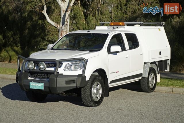 2016 HOLDEN COLORADO LS DUAL CAB RG MY16 CAB CHASSIS