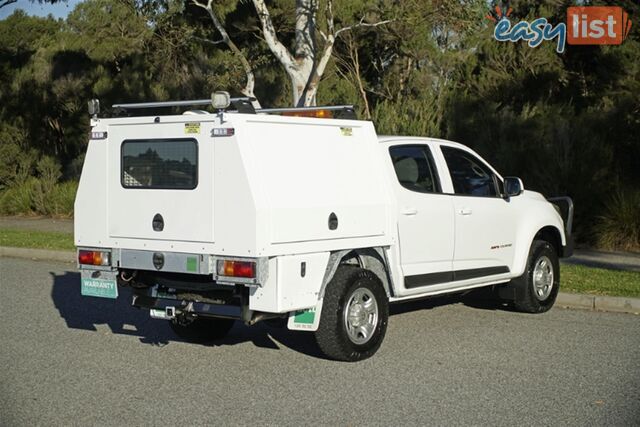 2016 HOLDEN COLORADO LS DUAL CAB RG MY16 CAB CHASSIS